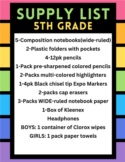 5th Grade